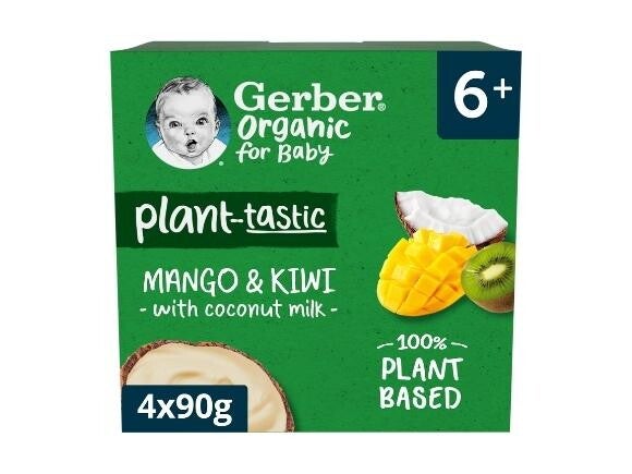 sigaar Nageslacht Oceanië Gerber® Plant-tastic Toetje Mango Kiwi | Nestlé Babyvoeding