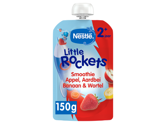 NESTLÉ Little Rockets Smoothie Appel Aarbei Banaan Wortel