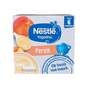 NESTLÉ Yogolino® Babytoetje Perzik 6+ maanden NESTLÉ Yogolino® Babytoetje Perzik 6+ maanden