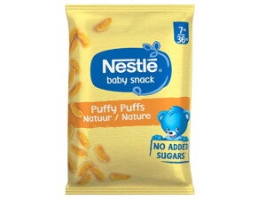 NESTLE baby snack Puffy Puffs Natuur 7+ maanden NESTLE baby snack Puffy Puffs Natuur 7+ maanden