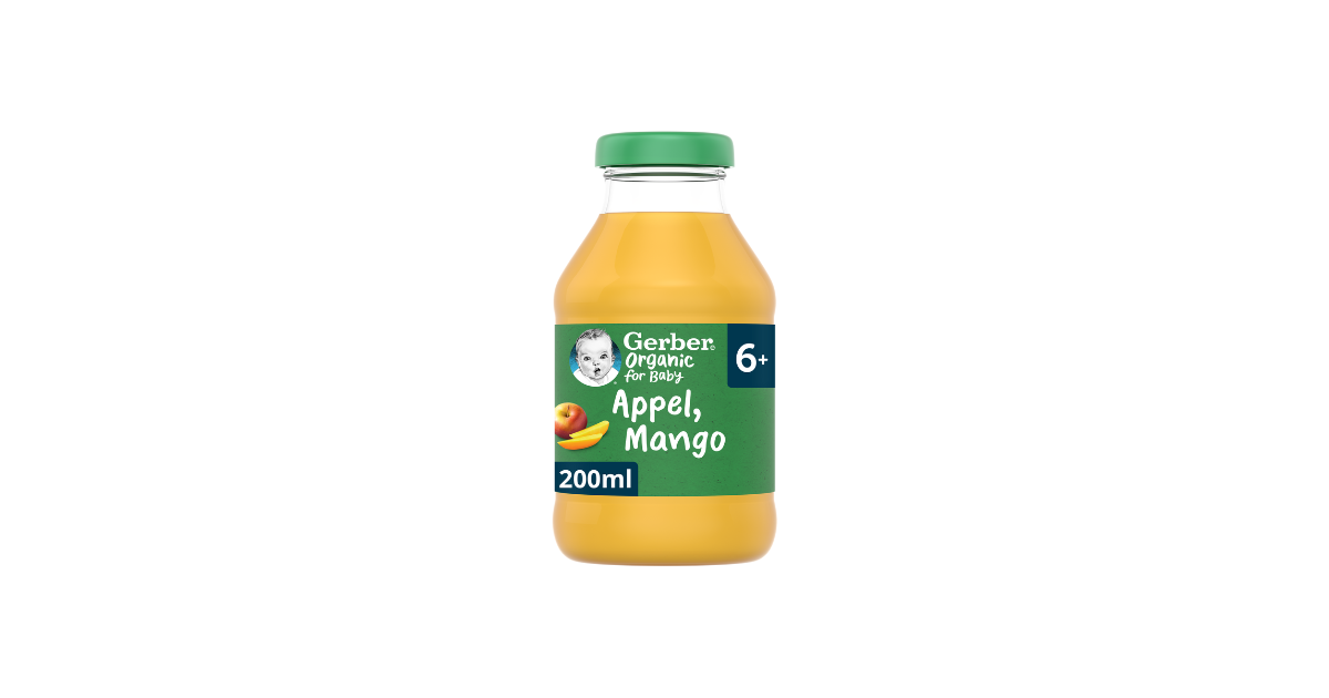 Jumping jack Isoleren erts Gerber® Organic Baby Sap Appel Mango 6+